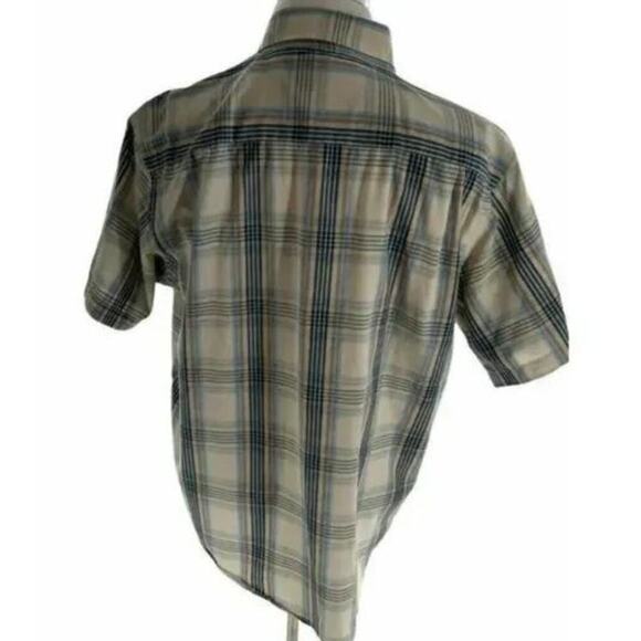 Beverly Hills Polo Club Plaid Button Up Shirt Mens XL Short Sleeve Pocket Casual - Picture 2 of 5